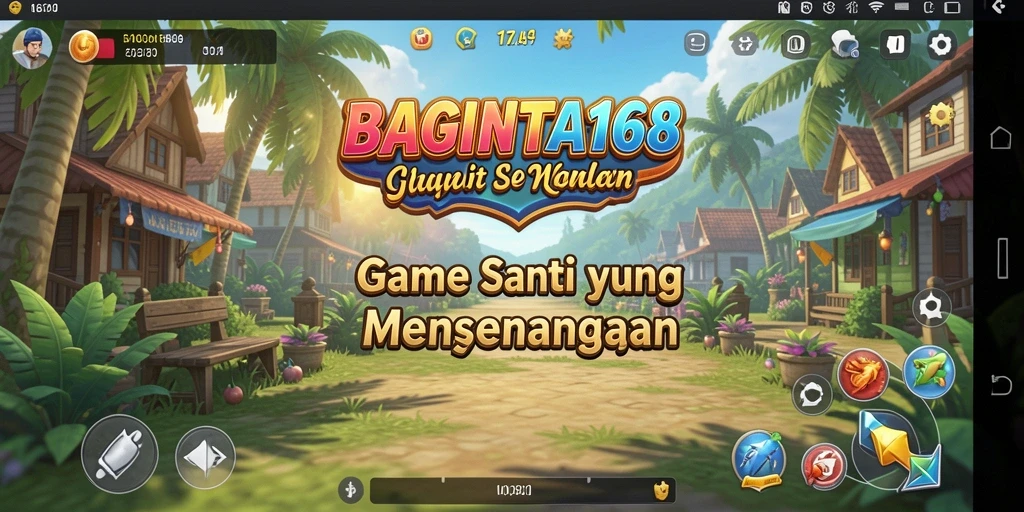 Tampilan gameplay BAGINTA168 yang penuh warna dan menarik.