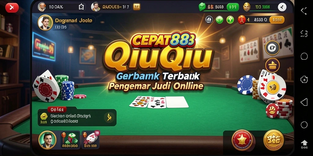 Gameplay QiuQiu yang seru dan mendebarkan di CEPAT88.