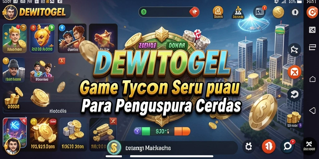 Tampilan menarik dari gameplay Tycoon DEWITOGEL yang penuh strategi.