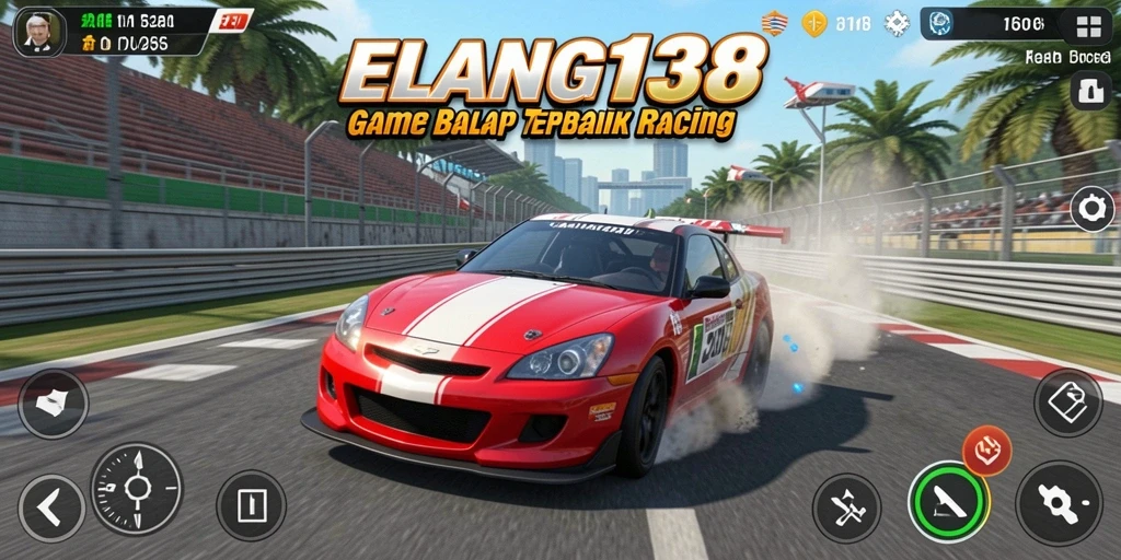 Tampilan mendebarkan dari gameplay balap ELANG138 yang penuh aksi.