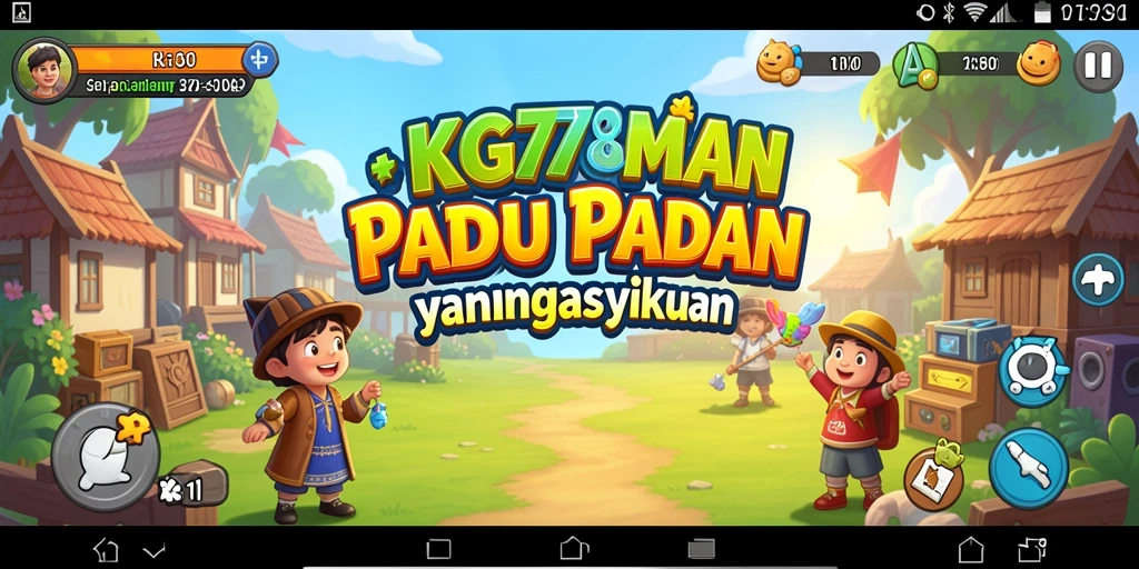 Screenshot permainan KG778 menampilkan serunya gameplay Match-3.