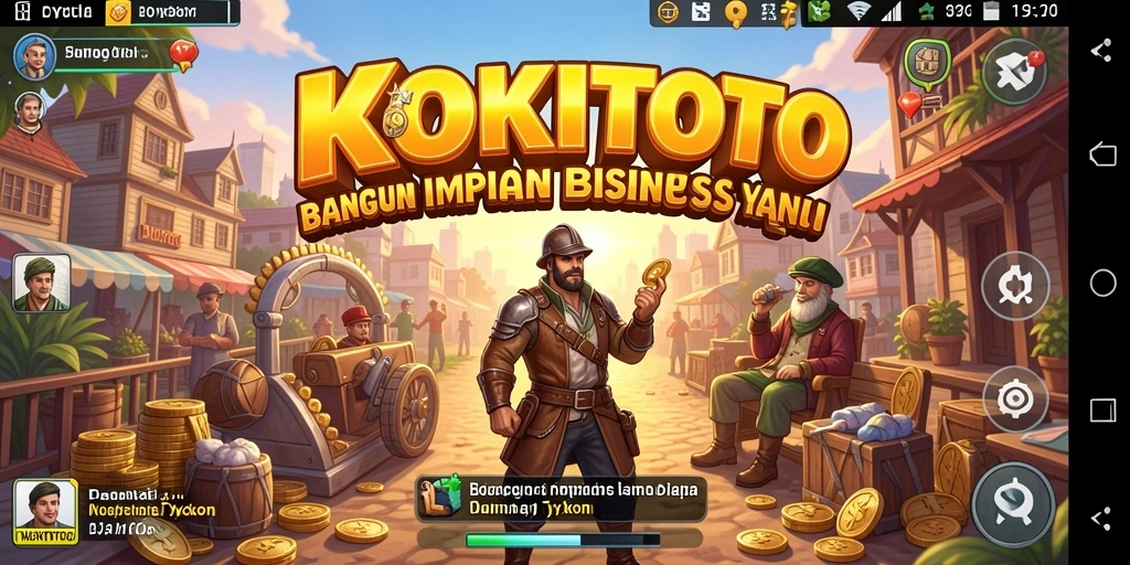Tampilan gameplay seru KOKITOTO dengan grafis menawan.
