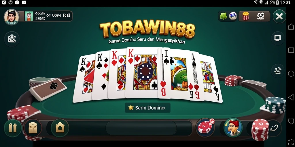 Tampilan gameplay seru dalam TOBAWIN88 dengan teman-teman.